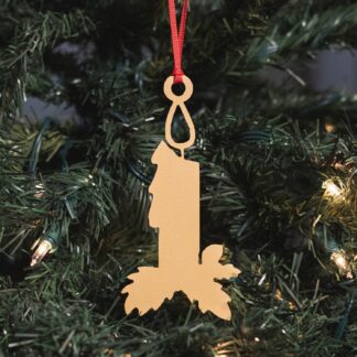 Candle Ornament - Gold
