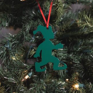 Walking Elf Ornament - Green
