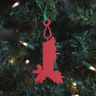 Candle Ornament - Red