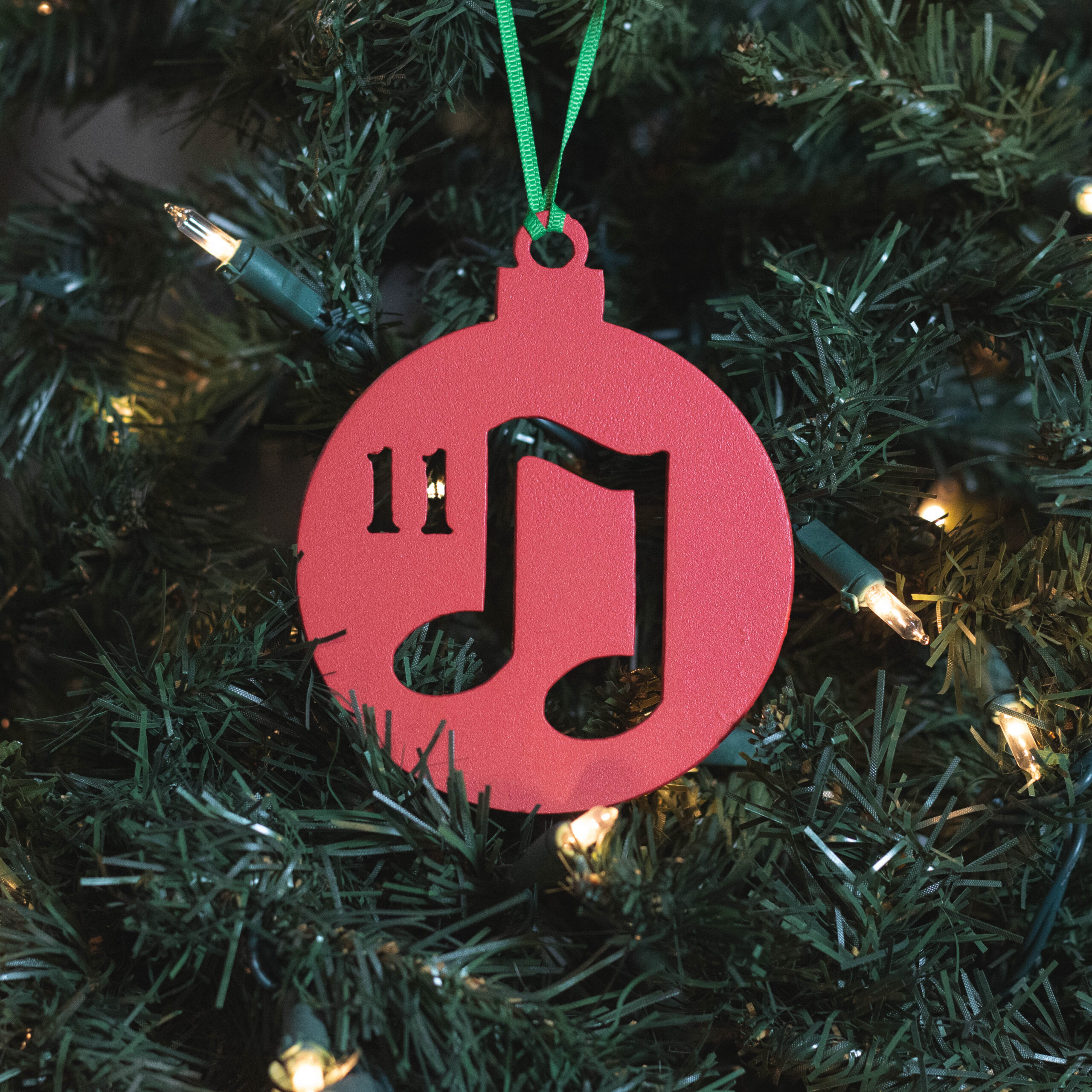 12 Days of Christmas - Day 11 Ornament - Red