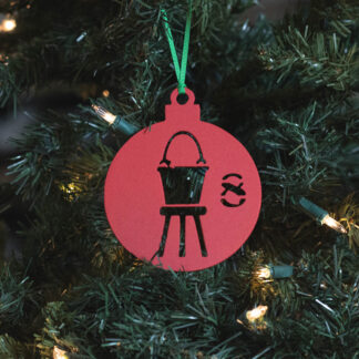 12 Days of Christmas - Day 8 Ornament - Red
