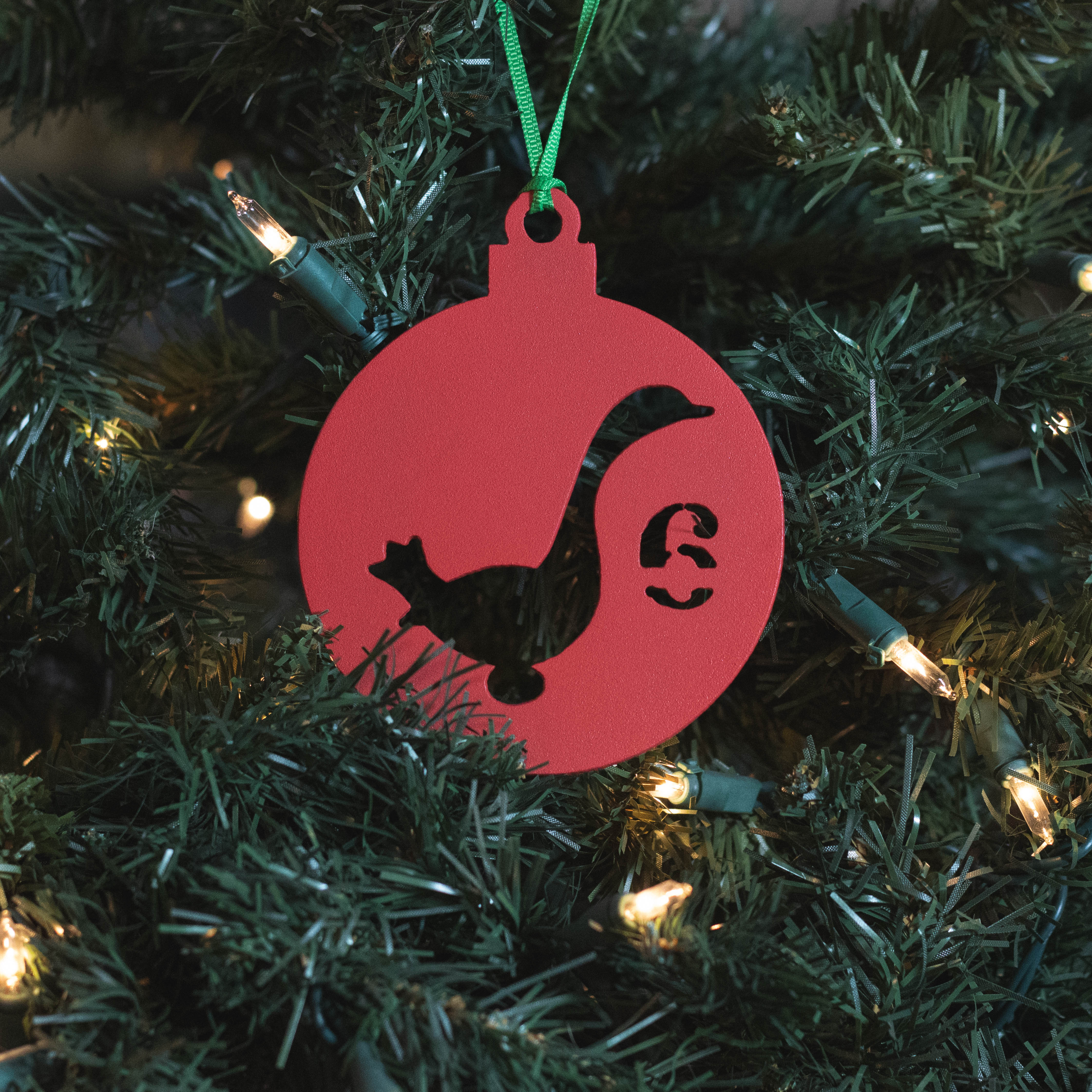 12 Days of Christmas - Day 6 Ornament - Red