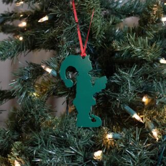 Singing Elf Ornament - Green