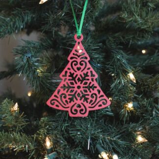 Decorative Tree Ornament - Red