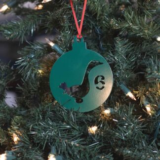 12 Days of Christmas - Day 6 Ornament - Green