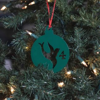 12 Days of Christmas - Day 4 Ornament - Green