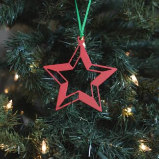 Star Ornament - Red