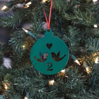 12 Days of Christmas - Day 2 Ornamnet - Green
