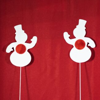 Snowman Driveway Marker Set