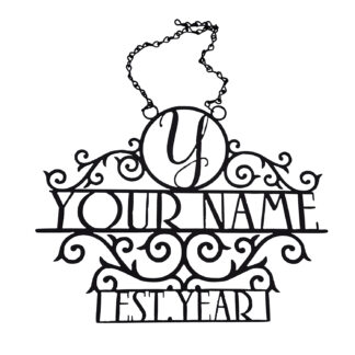 Customizable Established Sign