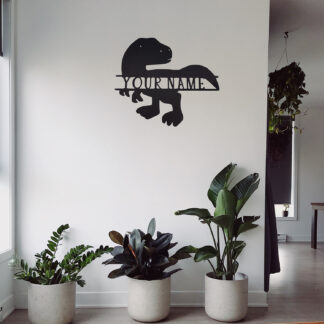 T-Rex Custom Name Sign
