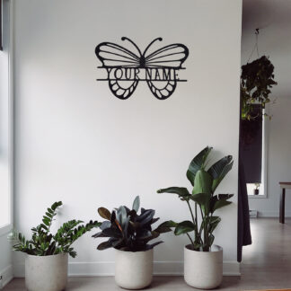 Butterfly Custom Name Sign