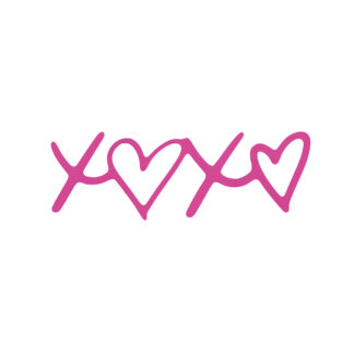 XOXO Sign - Pink