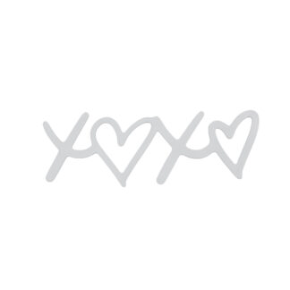 XOXO Sign - White