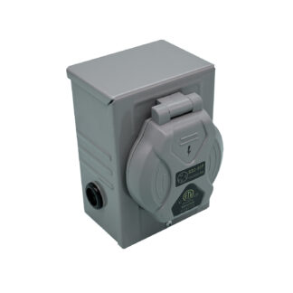 50A, 125v/250v, 12500W Generator Power Inlet Box, 3R NEMA SS2-50P, ETL Listed